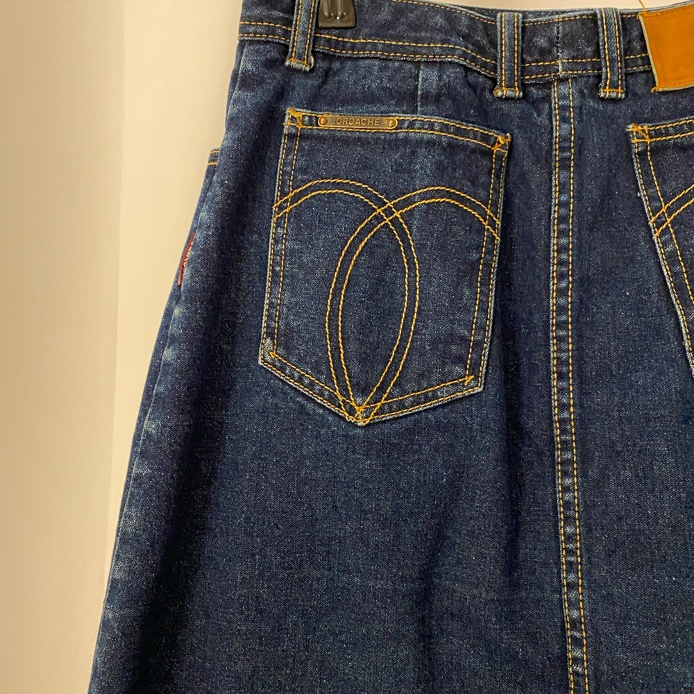Jordache denim skirt—6
